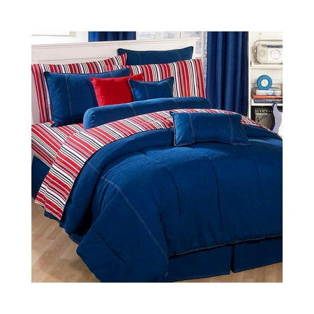 Karin Maki Unisex Denim Queen Comforter - 09009500072Km