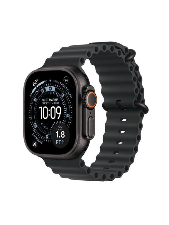 Pre-Owned Apple Watch Ultra 3 GPS + Cellular 49mm Titanium Case - 46mm, Ink, X-Large