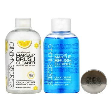 Cinema Secrets Professional Makeup Brush Cleaner Lemon 8oz   Brush Cleaner Blue 8oz   Cleansing Tin