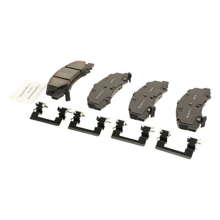 ACDelco Professional Ceramic Brake Pad Set,DuraStop w/ Hardware (Best Ceramic Brake Pads)