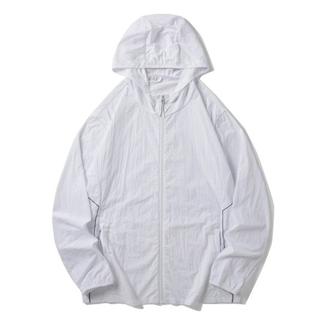 pstuiky mangas largas para hombre, Blusa informal de color liso con capucha y mangas raglán para hombre, ideal para actividades al aire libre y a prueba de sol. camisetas de hombre l