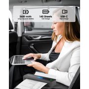 Portable Printers Wireless, M832 Bluetooth Thermal Printer, Inkless Mobile Printer Support 8.5'' x 11'' & A4 Thermal Paper, Compatible with iPhone Android Laptop for Office Car Home