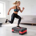 thumbnail image 3 of Adjustable Workout Aerobic Stepper Exercise Step Platform Step Exercise for Home Gym Aerobic Step Trainer for Cardio Fitness, 3 of 3