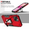 thumbnail image 2 of SuperShield Defender Fitted Hard Shell Ring Holder Stand Case for iPhone 11 - Red, 2 of 5