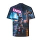 thumbnail image 5 of Camisas de Manga Corta de los Hombres Casual Pascua-Impresión Suelta Deportes Elásticos Cuello Redondo Top Blusa para el Uso Casual, 5 of 6