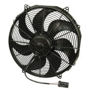 Angle View: SPAL 16 in 1953 CFM High Output Electric Cooling Fan P/N 33600