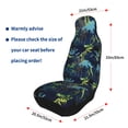 thumbnail image 4 of Sikiie Cartoon Dinosaur Car Seat Protector 2 Pack Car Seat Cushion Mat, Car Seat Covers for SUV, Truck, Van, 4 of 7