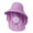 Purple, variant on Unisex Mesh Full Cover Sun Bucket Hat, UPF 50 Breathable Neck Flap Adjustable Cap Fishing Hiking Beige