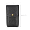 thumbnail image 2 of MasteelfCA Leather Watch Travel Bag Portable Watch Storage Pouch Practical Watch Case, 2 of 7
