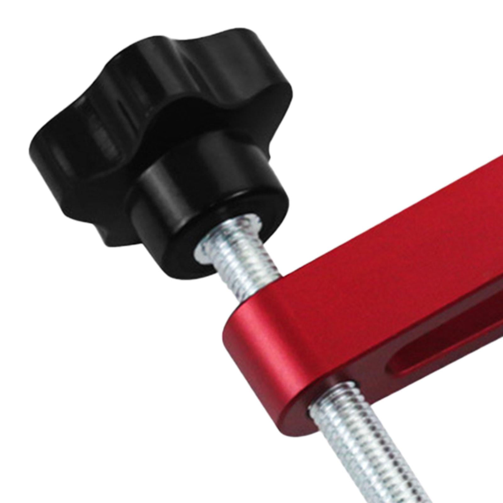 figatia Bench Dog Clamp Hold Down Clamp Benchtop Quick Multipurpose Desktop Fast Fixed Clip Dog Hole Clamp for Sanding Routing 19mm