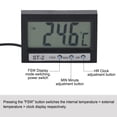 thumbnail image 4 of Aquarium , Clear Display Internal External Dual Temperature Easy To Install Car   for Fridge, 4 of 7