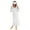 White, variant on purcolt Womens Long Hooded Fleece Robes with Plush Eye Mask Soft Flannel Spa Bathrobes Winter Warm Pajamas Shower Nightgown House Coat with Pockets