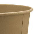 thumbnail image 6 of Karat Leak-Resistant Paper Short Bucket - Ideal for Hot Soup or Cold Salad, Perfect Kitchen Storage and Food Container (32oz) - Kraft, Count of 270, 6 of 6