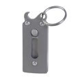 thumbnail image 1 of Alloy Peeler with Bottle Opener Kitchen Peeling Tool Metal Texture Suitable for Keychains and Outdoor Adventure, 1 of 4