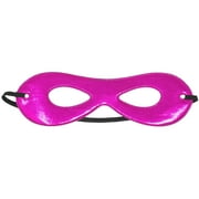 SeasonsTrading Adult Shiny Pink Superhero Mask - Costume Party Eye Mask