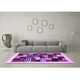 thumbnail image 3 of Ahgly Company Indoor Rectangle Abstract Purple Contemporary Area Rugs, 2' x 3', 3 of 4