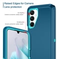 thumbnail image 3 of I-HONVA For Samsung Galaxy A16 Phone Case,3-Layer Military Grade Drop Protection Anti-Slip Bumper Rugged Shockproof Dustproof ProtectionGalaxy A16 Case,Turquoise, 3 of 7