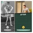 thumbnail image 3 of 8' x 25' Green Privacy Fence Screen Heavy Duty Windscreen Mesh Fencing Shade Fabric with Brass Grommets for Outdoor Fence Garden Patio Swimming Pool, 3 of 7