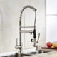 thumbnail image 2 of Grifo extraíble de cocina para el hogar, grifo de agua fría y caliente, grifo de lavabo, tipo cepillado, 2 of 14