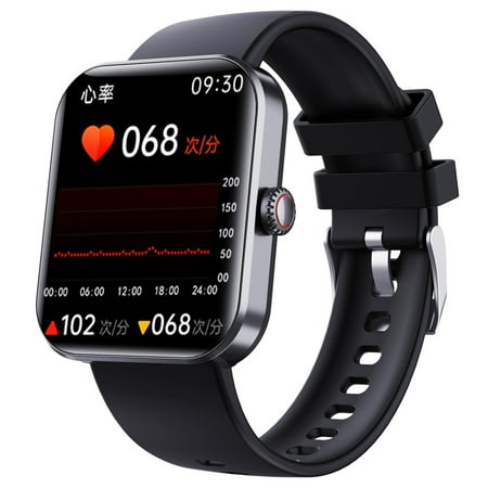 LAATIKUI Smart watch Android and Apple, IP67 waterproof, suitable for women and men's exercise mode, 1.91-inch fitness exercise tracker, answer/make calls/smart reminders