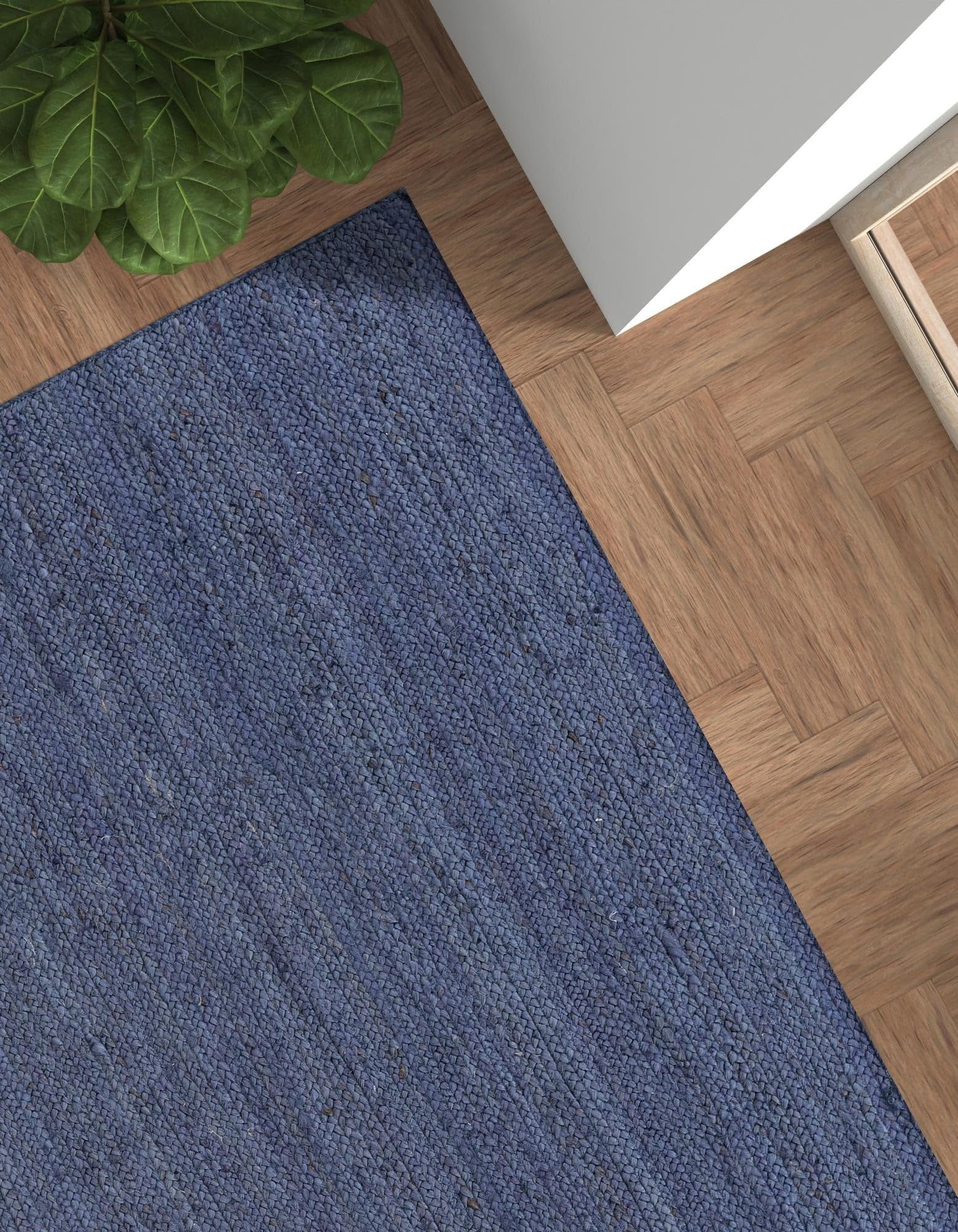 Handwoven Natural Jute Area Rug , Floor Rugs & CarpetSize - 9 x 9 Feet Square (270 cm x 270 cm)