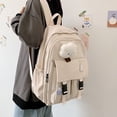thumbnail image 1 of Mochila coreana estudiante mochila escolar de gran capacidad mochila de viaje bolsa de computadora, 1 of 4