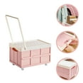 thumbnail image 6 of NUOLUX Lidded Storage Bin Collapsible Storage Box Stackable Clothes Storage Box With Wheel, 6 of 6
