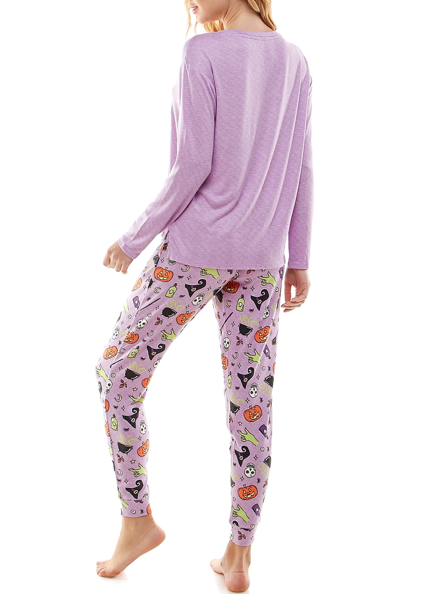 Way To Celebrate Women's Halloween Pajama Set, Sizes XS to 3X