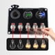 thumbnail image 5 of Panel de interruptor de palanca multifunción de 5 bandas 12 V/24 V Sunnimix a prueba de agua Luz roja, 5 of 6