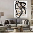 thumbnail image 3 of Stupell Industries Contemporary Expressive Hindsight in Black Canvas Art, 36 x 48, by Lucille Price, 3 of 8