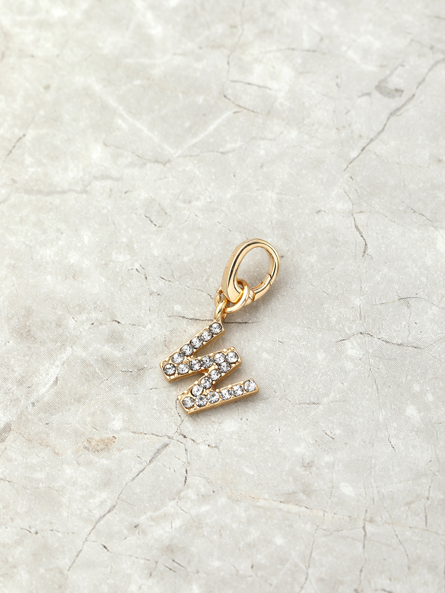 Time and Tru Women's Goldtone Initial Letter Charm, 1 Piece