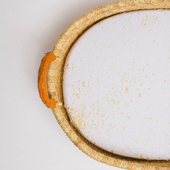 Gold Speckled Changing Pad Cover