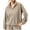 Khaki, variant on Women's Athletic No Hat Sweater Solid Long Sleeve Workout Shirts Running Yoga Gym Track 1/4 Zip Cropped Sweatshirts
