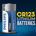 thumbnail image 2 of Batería de litio PHILIPS CR123A 3V 1600mAh, paquete de 40, 2 of 7