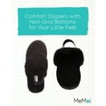 thumbnail image 5 of MeMoi Kids' Fluffy Slide Slingback Slippers, 5 of 7
