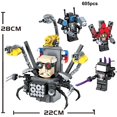 thumbnail image 3 of Toilet Man Game Building Blocks Toy Set,Titan Speaker Man/TV Man/Camera Man/Super Monitor Toys,Clock Man and Drill Man Toys Action Figures,Birthday Gifts for Boys and Fans, 3 of 15