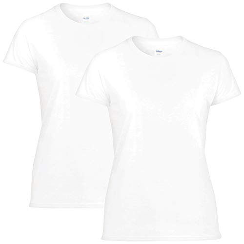 Download Gildan Gildan Women S Softstyle Cotton T Shirt Style G64000l 2 Pack White Large Walmart Com Walmart Com