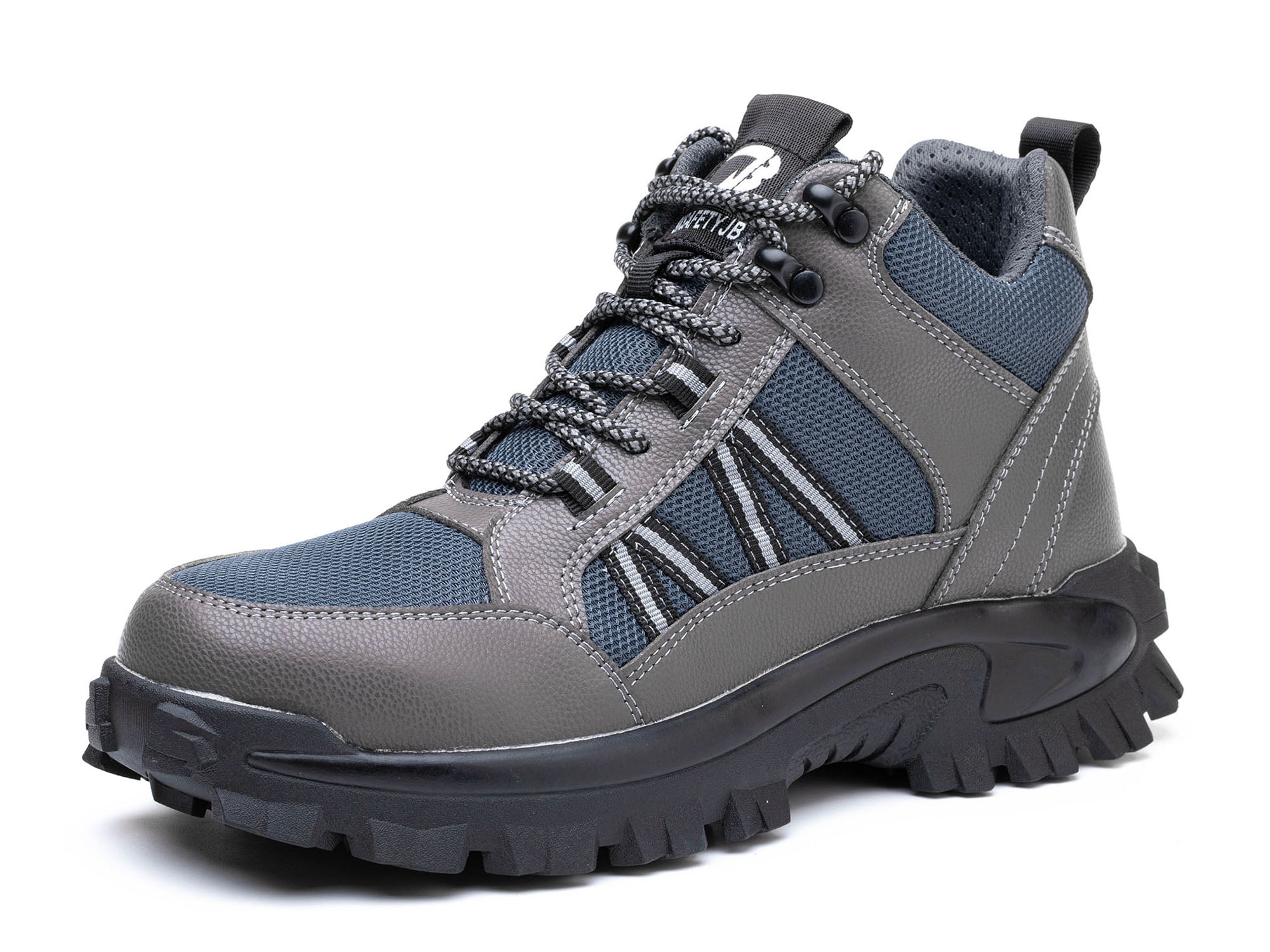 Own Shoe Mens Steel Toe Shoes Breathable Nonslip Work Sneakers Construction Industrial Safety Shoes Anti-pierce Work Boots, Men's, Size: 5, Blue