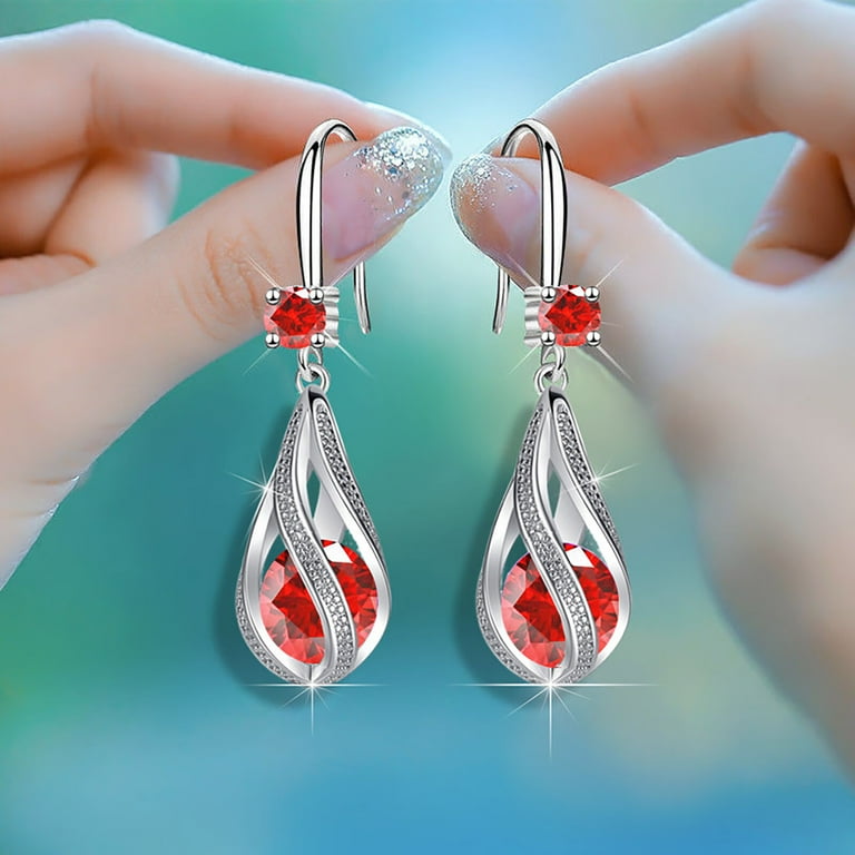 Fashion Earrings Stainless Steel Round Earrings Women Creative