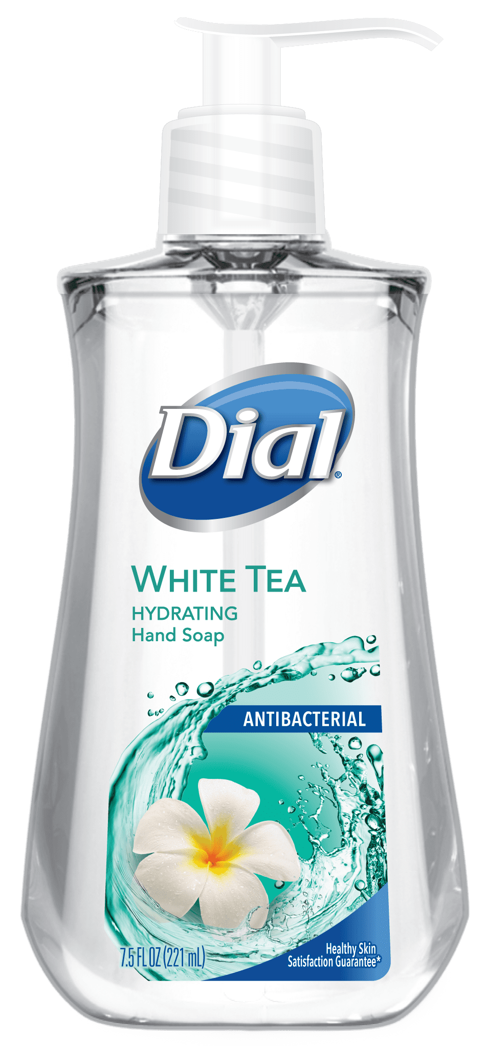 Dial Antibacterial Liquid Hand Soap, White Tea, 7.5 Ounce