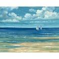 thumbnail image 2 of Brent, Paul 18x15 White Modern Wood Framed Museum Art Print Titled - Summerset Sailboat, 2 of 4