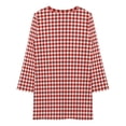 thumbnail image 4 of Gingham Style (pattern) Long Sleeved Dress women"s summer clothing birthday dress for women luxury Dress woman, 4 of 4