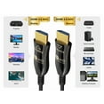 thumbnail image 4 of Cable Leader 35ft High Speed HDMI Fiber Optic Cable (AOC), HDMI 2.0, CL3 Rated, 4K Support, UL, Black, 4 of 5