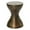 Bronze Handmade Hammered Hourglass Solid Round 14" x 14" x 19", variant on DecMode 36", 32", 24", 18"H Brown Metal Pillar Style Pedestal Table with Hammered Design, 4-Pieces