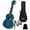 Blue, variant on AODSK Soprano Ukulele for Beginner 21 Inch Ukelele with Gig Bag Strap Nylon String 4 Picks Holiday Gift