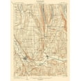 thumbnail image 2 of USGS 25x32 Gold Ornate Wood Framed with Double Matting Museum Art Print Titled - Wayland New York Quad - USGS 1904, 2 of 4