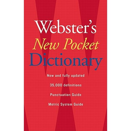 Webster's New Pocket Dictionary (Best Pocket Medical Dictionary)