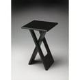thumbnail image 2 of Butler Specialty Company Hammond 11.75"W Solid Wood Folding Side Table - Black, 2 of 2