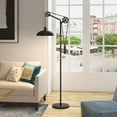 thumbnail image 5 of Evelyn&Zoe Industrial Metal Floor Lamp with Spoke Wheel Pulley System, 5 of 10