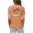 thumbnail image 3 of Reef Womens Relaxed Fit Tees - Vacay (Brown 1, Small), 3 of 3